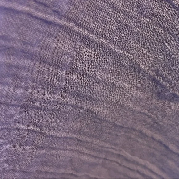 L.L. Bean French Lilac Purple Gauze Wrap Cover Up Lightweight Shawl - Picture 13 of 14
